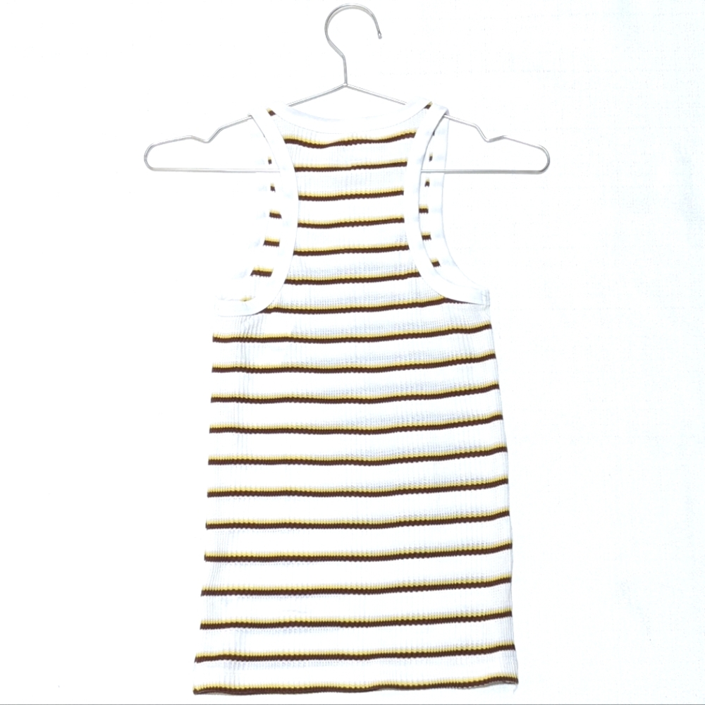 Aerie | Super Soft | Casual | Striped | Tank Top Vibrant | Retro | Ribbed | Boho - Picture 8 of 15